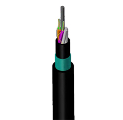 48 Core SM Armored Underground Teleommunication Optic Fiber Cable GYTY53