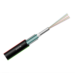 12 Core GYXTW Fiber Optic Cable Armoured Central Tube Outdoor Single Mode