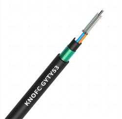 Double Jacket Armored 24 Core GYTY53 Underground Fiber Optic Cable