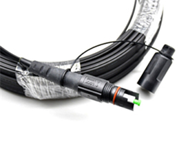 H Connector SC APC FTTH Drop Cable Assembly OptiTap CPRI