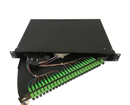 1U ODF Patch Panel Rack Mount Fiber Optic Terminal Box